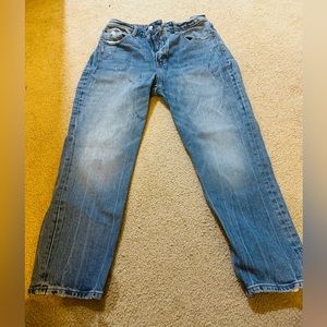 Abercrombie & Fitch Curve Love High Rise Mom jeans